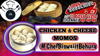 CHICKEN amp CHEESE MOMOS  Chicken Momos  How To Make Nepali Style Chicken Momos [upl. by Ahser]