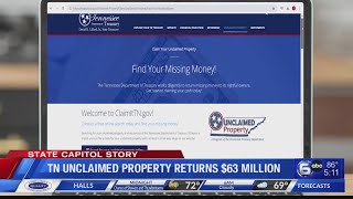 TN Unclaimed Property returns 63 million [upl. by Navac]