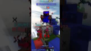 BEDWARS CLUTCH minecraft ハイピクセル bedwars ベッドウォーズ hypixel mc pvp マインクラフト clutch blockclutch [upl. by Easlehc]