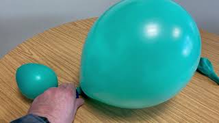 Surprising gas exchange between two differently inflated balloons [upl. by Trinatte]