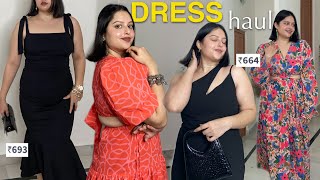 affordable BIRTHDAY dress haul from MYNTRA🍓 [upl. by Groeg]