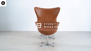 Arne Jacobsen Egg Chair  Mid Century Modern Chairs [upl. by Gudren]