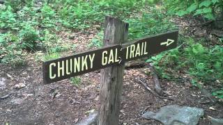 APPALACHIAN TRAIL CHUNKY GAL TRAIL NC [upl. by Rosette]