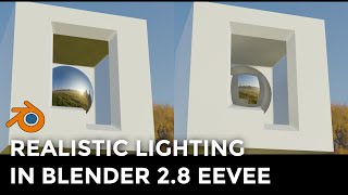 Light and Reflection Problems in Blender 28 Eevee Reflection Cubemap Plane Irradiance Volume [upl. by Ledua]