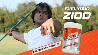 FUEL YOUR ZIDD with Fuel One Sports Protein ft Neeraj Chopra  Strength Stamina amp Recovery  3 [upl. by Hulen557]