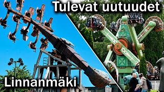 Mitkä ovat Linnanmäen tulevat uutuuslaitteet [upl. by Arahsat]