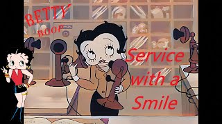 Betty Boop  Service with a Smile 1937  Colorized HD Restored precode [upl. by Burtis]