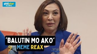 Mega Star Sharon cuneta reacts to Balutin mo ako meme [upl. by Ellehcar]