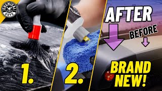 How To Restore Faded Black Plastic Trim On Your Car and Bring Back the Bold DIY  Chemical Guys [upl. by Domenech]