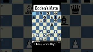 Bodens Mate chess chesstipsandtricks chessendgame chesslover ytshortsindia yttrendingshorts [upl. by Sallad486]