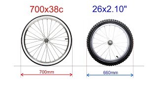 Can you put 26 wheels on a hybrid bike YES [upl. by Poree898]