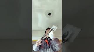 Floor drain pipe hole cement mortar sealing process [upl. by Joelynn]