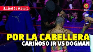 POR LA CABELLERA CARIÑOSO JR VS DOGMAN toluca luchalibre aaa [upl. by Kriss937]