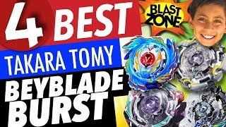 Beyblade Burst  My 4 Best Takara Tomy Beyblades New Beyblade Battle [upl. by Norod]