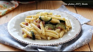 Pasta cremosa con zucchine e prosciutto [upl. by Ibok]