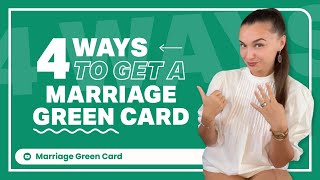 EASIEST way to get a MARRIAGE GREEN CARD [upl. by Nodnarb]