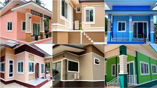 100 House Painting Colours Outside 2024 Exterior Wall Paint Color Combinations Ideas  Wall Colour [upl. by Chrisy]