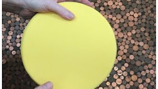 secret to covering a cake board with fondant [upl. by Alyag324]