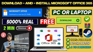 📥 MICROSOFT OFFICE DOWNLOAD PC FREE  HOW TO DOWNLOAD MICROSOFT OFFICE 365 OFFLINE FREE LIFETIME [upl. by Alderman]