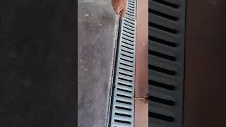 How to remove a channel drain lid shorts channeldrain howto [upl. by Amlez]