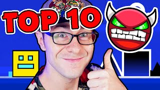 EVWs Top 10 Geometry Dash Demons [upl. by Schwinn875]