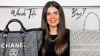 CHANEL DEAUVILLE vs DIOR BOOK TOTE I Juliet Picard [upl. by Elleirda]