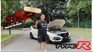 Honda Civic Type R FK8 with lots of Honda Access Parts Speed kaki BKY [upl. by Conrade]