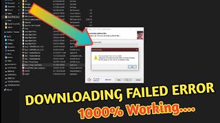 How to Fix Downloading failed error when install the game in just 1 min 100 workingTHE ND GAMING [upl. by Shipley]