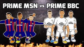 🔥MSN vs BBC🔥 Messi Suarez Neymar vs Bale Benzema Cristiano Ronaldo Frontmen 56 El Clasico [upl. by Sylvanus741]