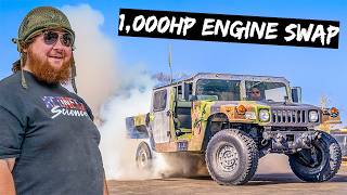 I Built A 1000HP Supercharged Humvee For a Top Secret Mission [upl. by Anaehr]