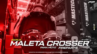 Maleta para Moto de 2 Cascos CROSSER 52LT  Fireparts [upl. by Thorr964]