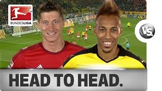 Lewandowski vs Aubameyang  GoalGetters Go HeadtoHead [upl. by Juditha345]