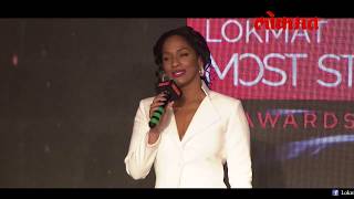 Fashion Designer Masaba Gupta  Best Fashion Stylist  Lokmat Most Stylish Awards 2018 [upl. by Evander]