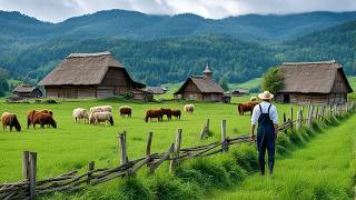 Romania  Village Life in Maramures and the Steam Train the Mocanita [upl. by Neyud538]