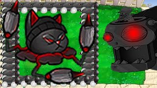 99999 Doom Cattail and Doom CobCannon vs Doom DrZomboss Giga  Plants vs Zombies Crumbs mode [upl. by Llehcim]