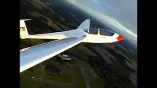 Glider Winch Launch 0  1900ft in 45 seconds [upl. by Ailati]