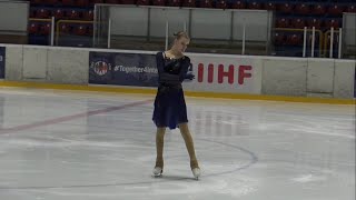 Alexandra Feigin – 2023 DenkovaStaviski Cup SP [upl. by Yzus]