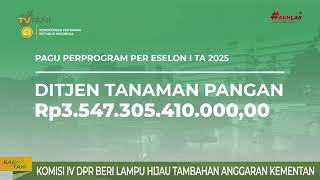 Komisi IV DPR RI Setujui Realokasi Anggaran Rp2937 Triliun untuk Swasembada Pangan 2025 [upl. by Wickman918]