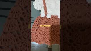 Ma petite robe salopette foryou foryoushorts crochet handmade [upl. by Idnahs]