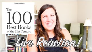 LIVE REACTION  New York Times 100 Best Books of the 21st Century amp Readers Choice Lists [upl. by Atillertse]