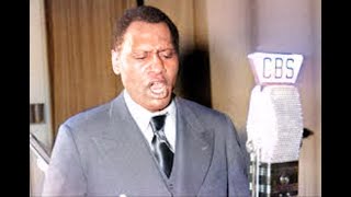 Paul Robeson  An Eriskay Love Lilt 1938  new restoration [upl. by Cerallua]