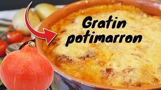 Comment faire un gratin de potimarron [upl. by Ahsekad884]