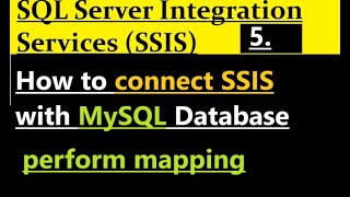 How to connect MySQL with SSIS [upl. by Eimmit]