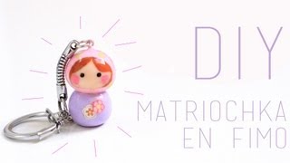 DIY  Matriochka en Fimo Kawaii  Chibi  Polymer Clay Matryoshka English subs [upl. by Joete]