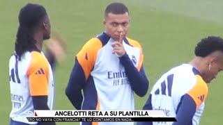 ANCELOTTI RETA A SU PLANTILLA [upl. by Cohby685]