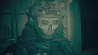 waste slowed  reverb  Tiktok edit remix [upl. by Yderf]