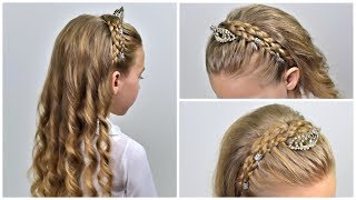 Headband Dutch Braid  Hairstyle with Diadema ✨ NATURAL hairstyles Party Hairstyle for girls 20 [upl. by Buna]