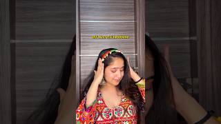 DIY Navratri headband💖🎀 minivlog diyprojects [upl. by Eradis496]