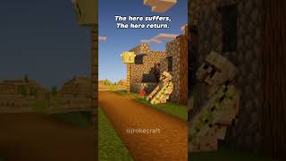 The hero returns 😢 minecraft memes [upl. by Krahmer910]