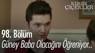 Güney baba olacağını öğreniyor  Kırgın Çiçekler 98 Bölüm [upl. by Laubin]